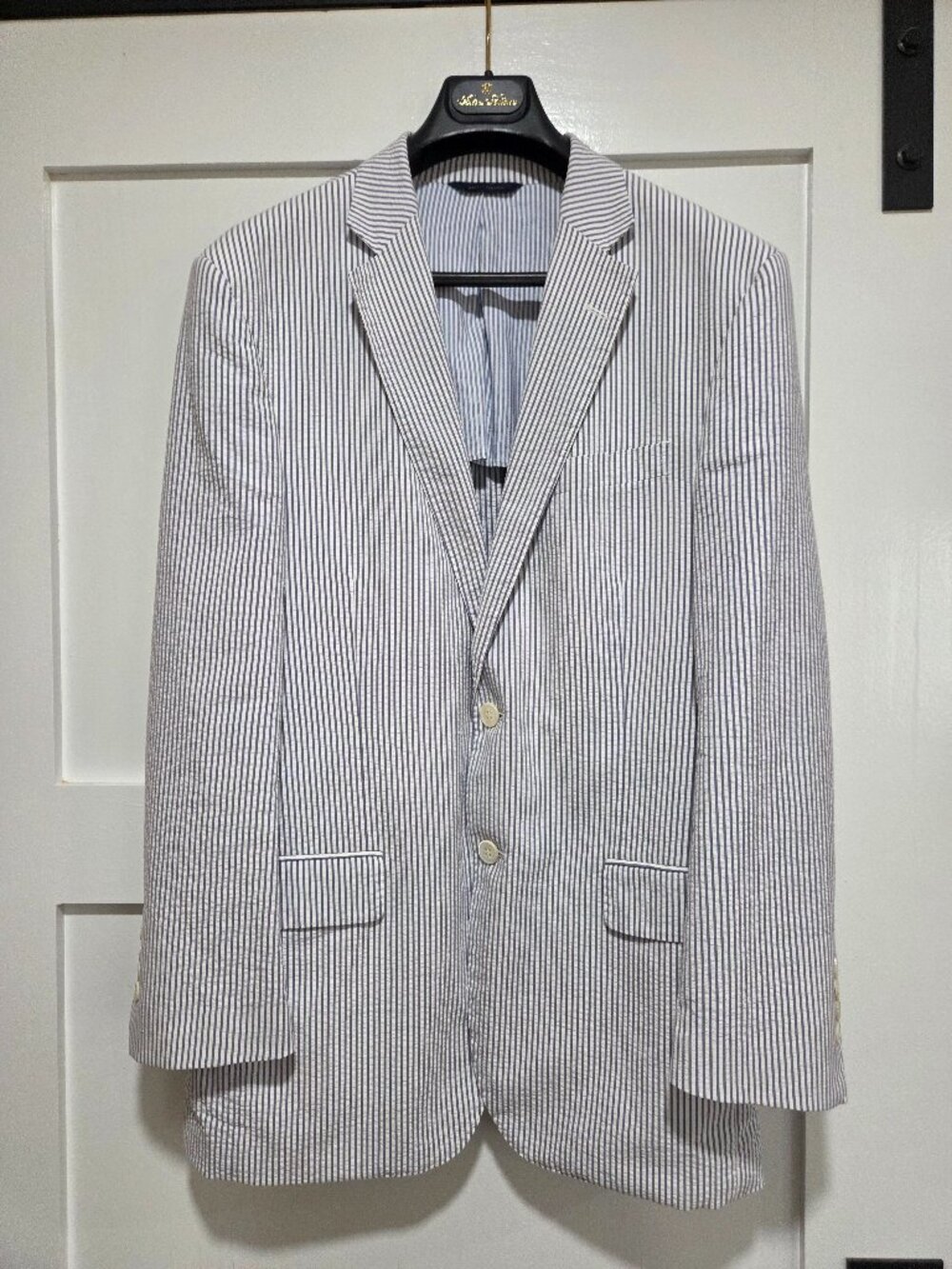 Brooks Brothers Madison seersucker jacket, 40R